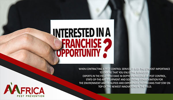 Invest in an A’Africa Pest Prevention Franchise Opportunity